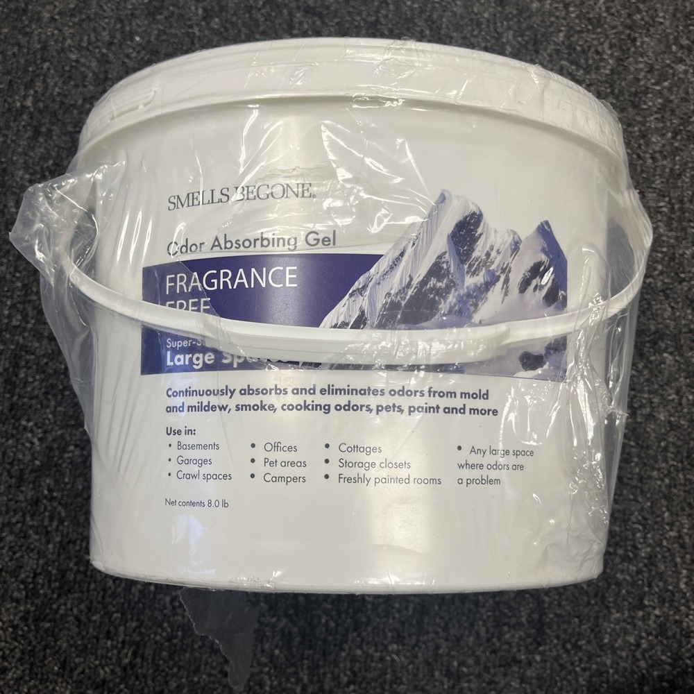 SMELLS BEGONE 1-Gallon Odor Absorber 128.00 Fl Oz (Pack of 1), Fragrance‎ Free